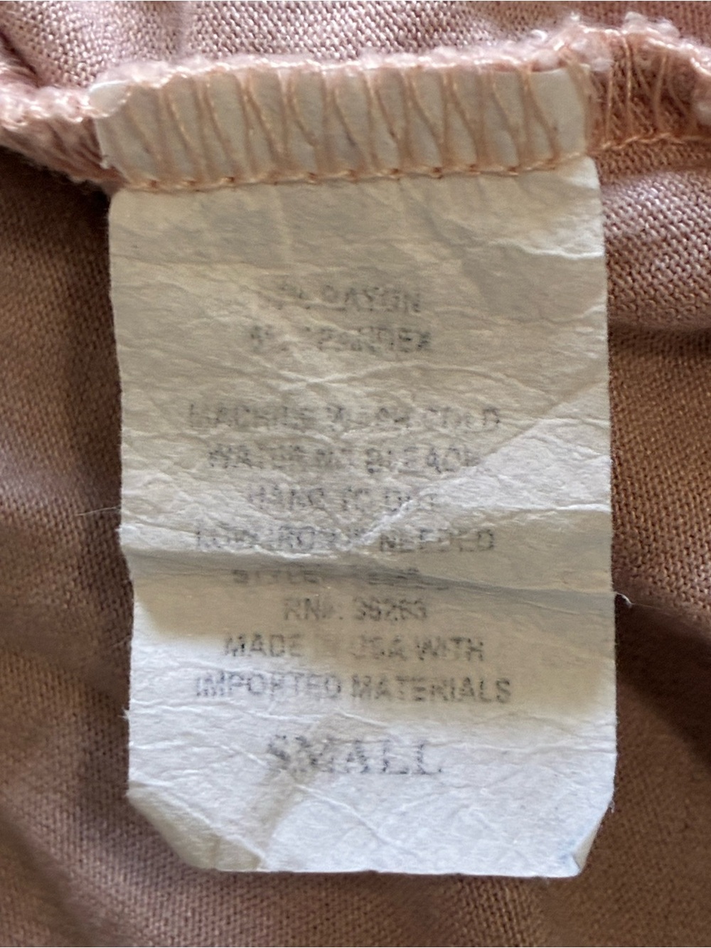 Olivia Rae Dress Flutter Sleeve Tiered Skirt Knit Stretch Blush Rose Size Small - Picture 9 of 9